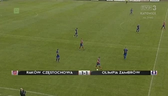 II liga: niespodzianka na Rakowie. Olimpia Zambrów nie dała się pokonać!